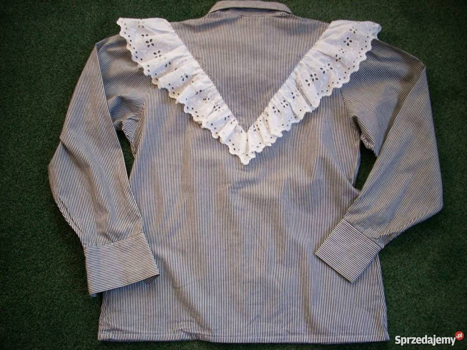 Koszula bawełna Falbanka Paseczki 36 Rozmiar 36(S) Nowy Sącz sprzedam
