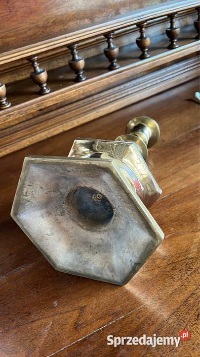 Świecznik Mosiądz Gdańsk