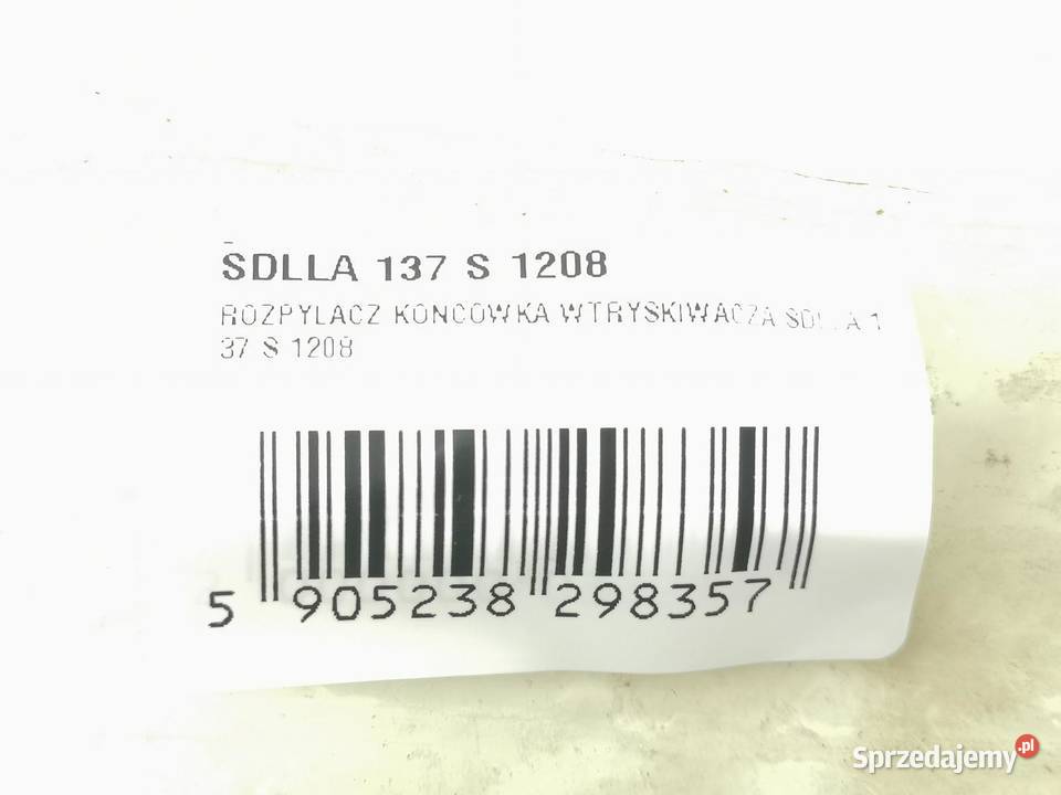 ROZPYLACZ KOŃCÓWKA WTRYSKIWACZA SDLLA137S1208