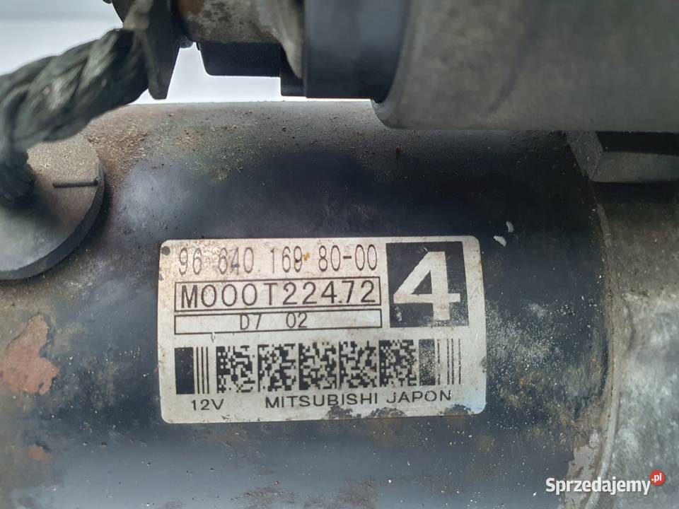 ROZRUSZNIK Citroen C4 Peugeot 307 16 HDI Układ elektryczny silnika Chełm