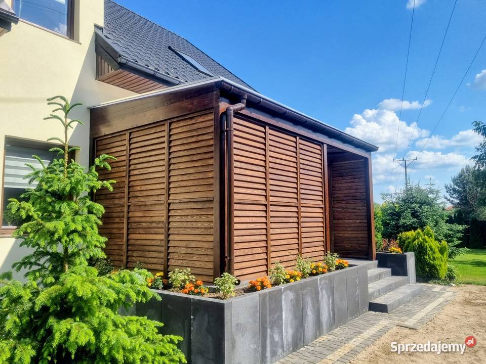 Drewniane Zadaszenie Tarasu Pergola Carport Wykonanie wejść i tarasów Wykonanie wejść i tarasów Radom