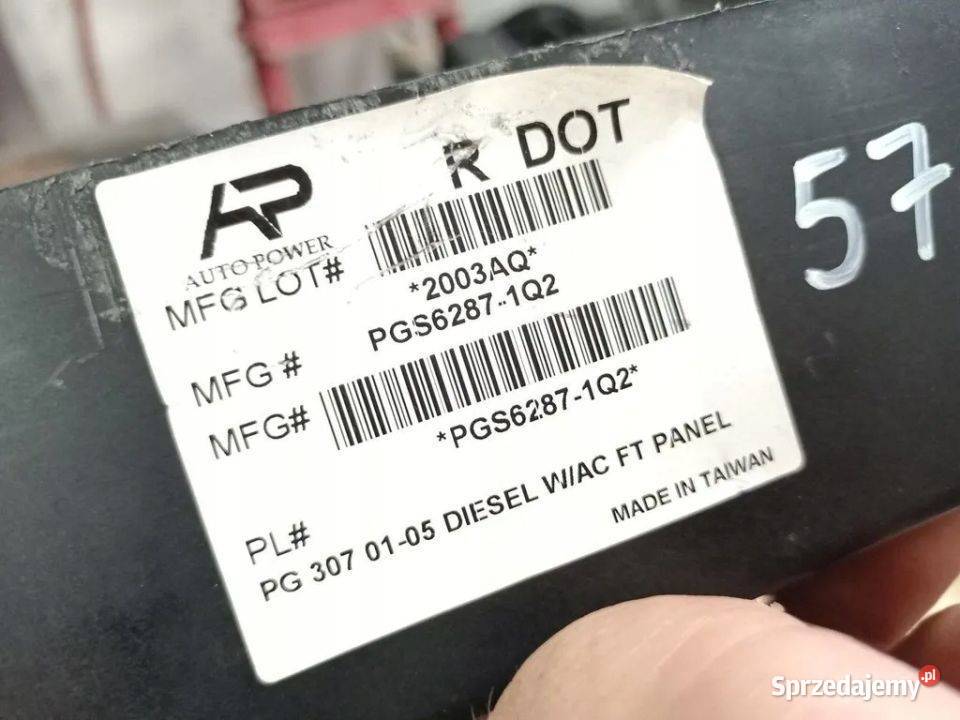 Peugeot 307 0105 20 HDi KLIMA PAS PRZEDNI PRZÓD Skarżysko-Kamienna sprzedam