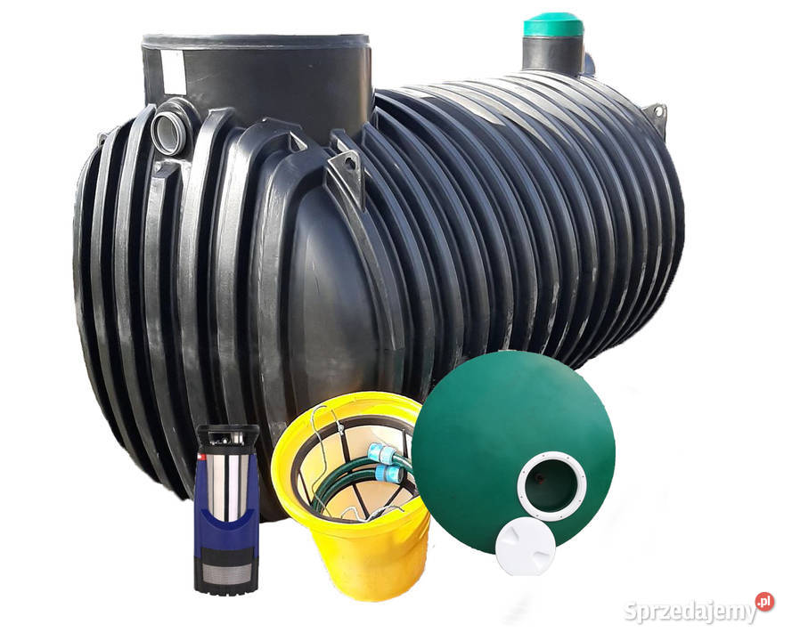 ZBIORNIK NA WODĘ DESZCZOWĄ 4000L zestaw z pompą Wrocław
