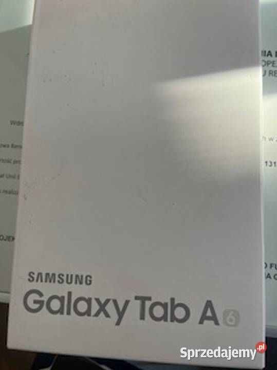 Syndyk sprzeda tablety Samsung Galaxy Tab A6 z Poznań