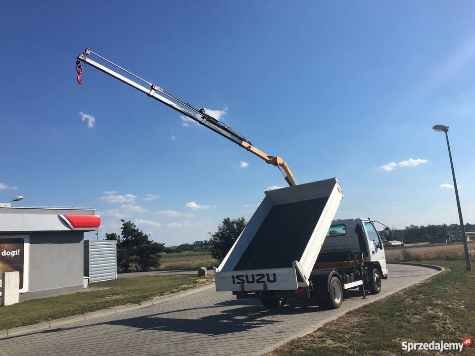 NPR P3504 KIPPER WYWROTKA HDS TRZYSTRONNA OKAZJA centralny zamek Isuzu Piekarzew sprzedam