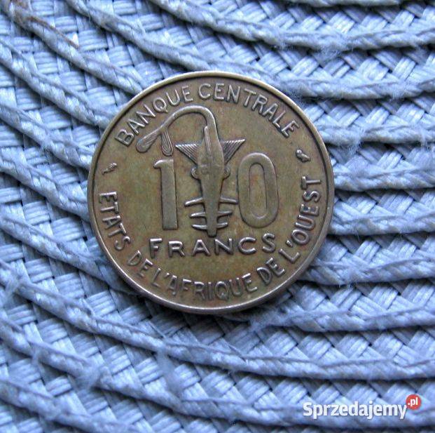 Afryka Zachodnia 10 Franków 1971r Kalisz