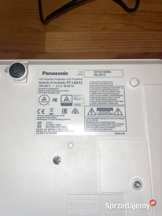 Panasonic PTLB412 LCD projector mazowieckie Warszawa