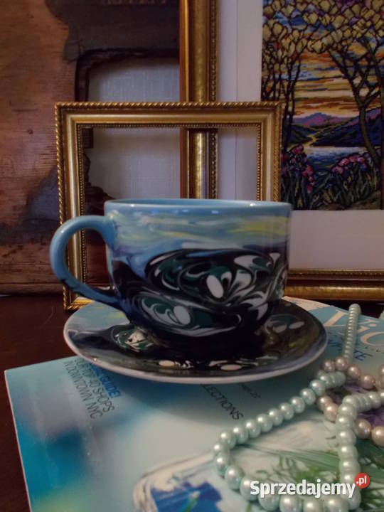 Artystyczny Duży Kubek Lata 90 Morskie zachodniopomorskie sprzedam