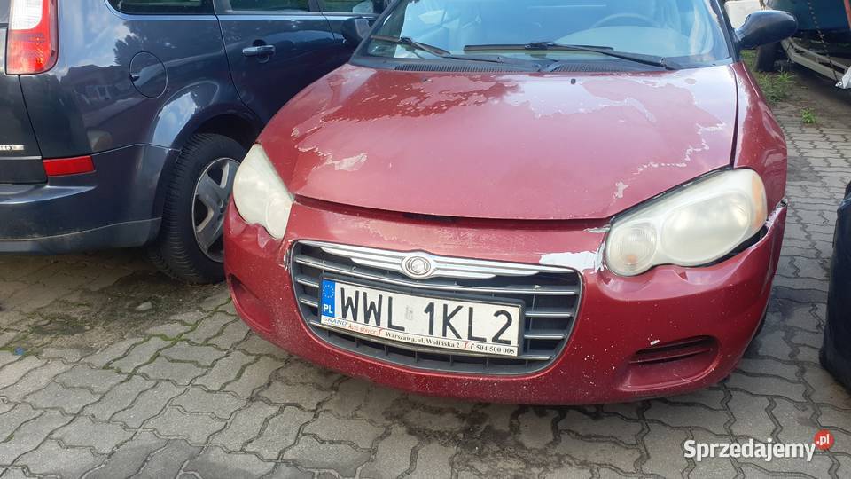 Chrysler Sebring 27b uszkodzony Sebring Nowe Ręczaje