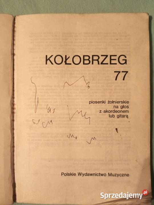 sprzedam śpiewnik Kołobrzeg 77 Bukowno