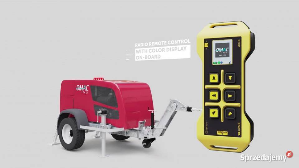 Wciągarka linowa do kabli OMAC UP40 4 tony 40 kN Cielcza sprzedam