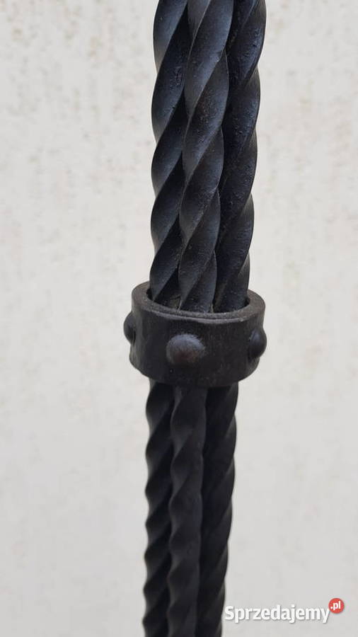 Lampa stojąca kuta Gdańsk Danzig ok 1920 Orneta