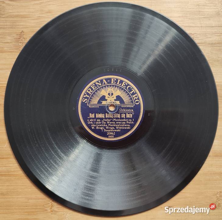 Płyta szelakowa Syrena Electro Tola mazowieckie Warszawa