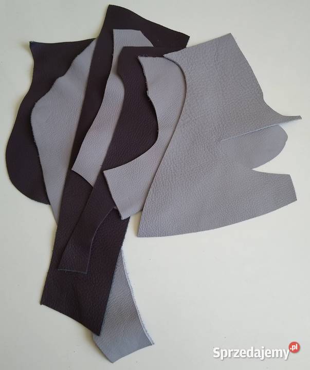 Skóra Licowa Włoska średnie i małe kawałki