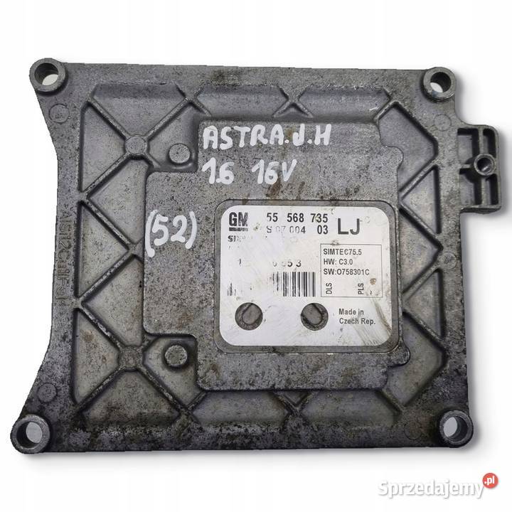 Opel Astra III H 16 16V STEROWNIK SILNIKA