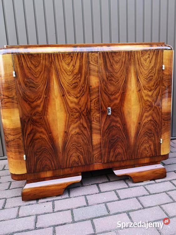Komoda Pomocnik ARTDECO Orzech Stara Antyk Meble wielkopolskie Swarzędz sprzedam