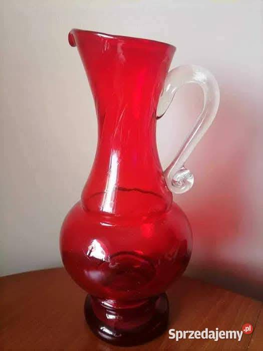 Duży Dzban Verona Czerwony Fiedorowicz PRL HSG Porcelana i szkło Wałbrzych sprzedam