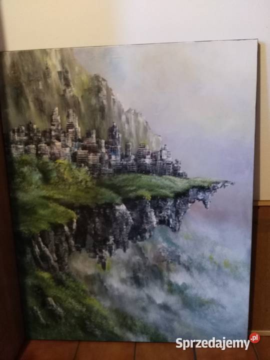 Andrzej Fronczak Skalista kraina akryl 80x100 kujawsko-pomorskie Włocławek