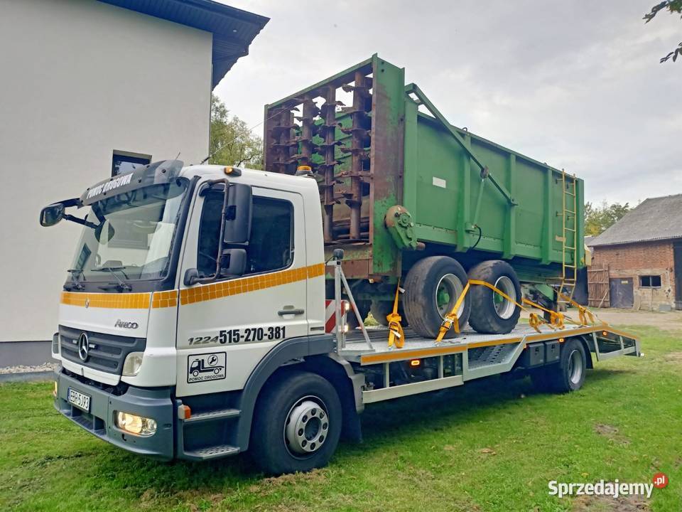 Mercedes Atego 1224 2011 Autolaweta Pomoc biały Dąbrówka Duża