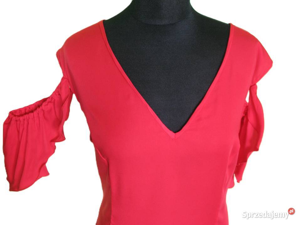 Sukienka z satyny elastycznej 48 4xl biust 116 sprzedam