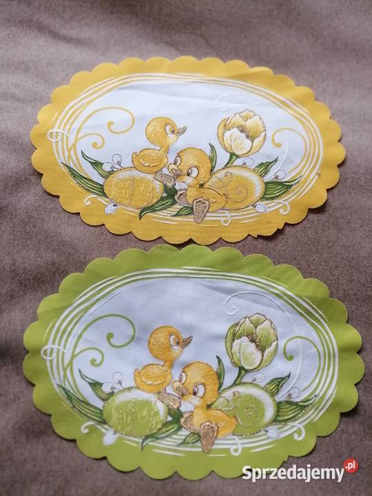 Dwie serwetki wielkanocne rozmiar 30x20 Łódź