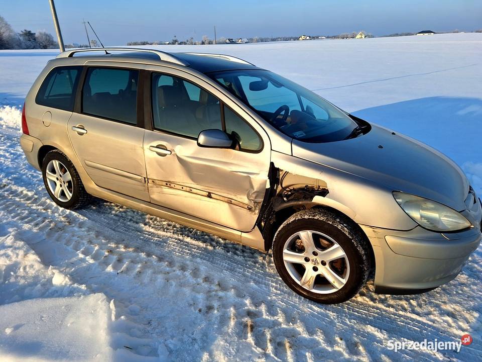 Peugeot 307SW 20 Benzyna 145 Full TABLET Skóry 145KM Grudziądz sprzedam