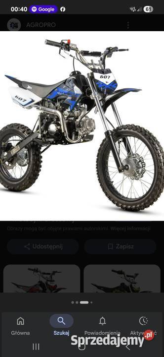 Cross xtr 607 poj 125 koła 14 17 Niedrzwica Duża sprzedam