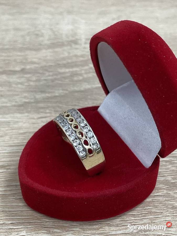 Pierścionek złoty p 585 r15 453g obrączka z Pierścionki