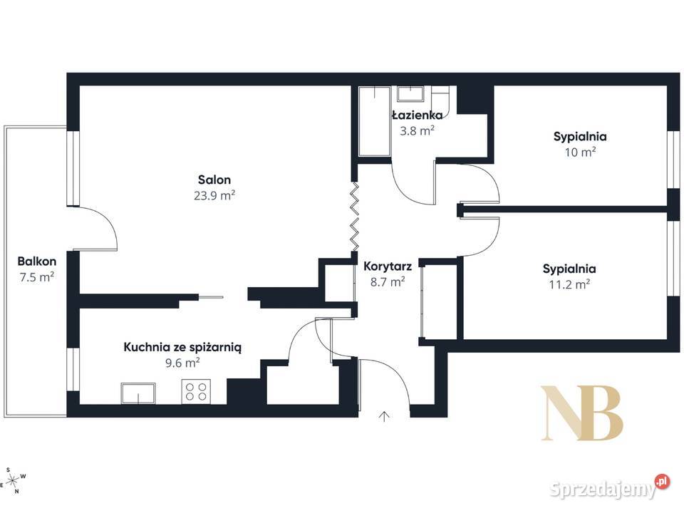 Apartament Westfield Mokotów Nowoczesne 70m sieć Warszawa sprzedam