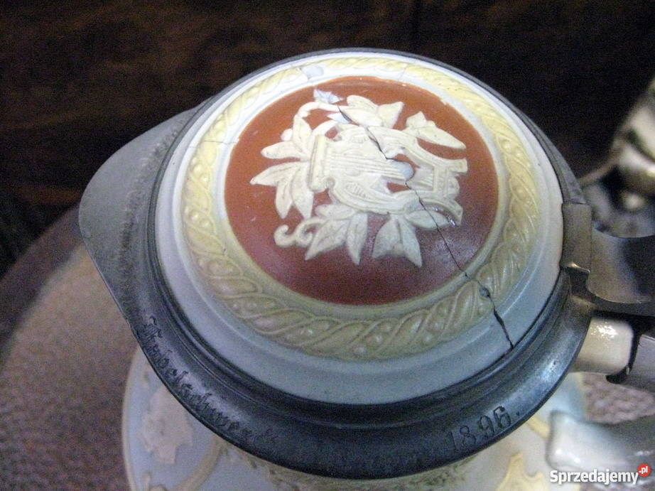 METTLACH XIX wiek dzban do piwa wielkopolskie Poznań sprzedam