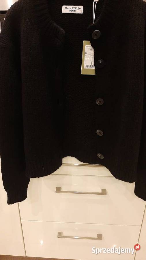 Sweter Czarny Rozpinany Damski Marc OPolo XS biały Swetry i golfy Nowa Sól