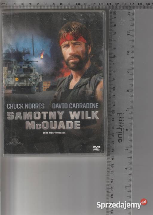 SAMOTNY WILK McQUADE Chuck Norris DVD mazowieckie Pruszków
