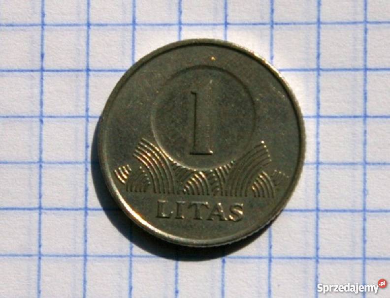 1 LITAS 2001 LITWA Numizmatyka Piszczac
