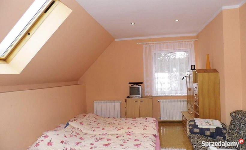 Całoroczny dom jeziorem powidzkim mieszkalny wielkopolskie Powidz