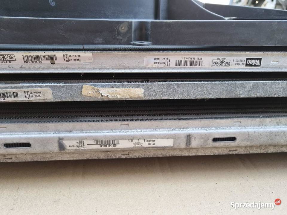 KOMPLET CHŁODNIC KUGA MK1 20 TDCI WODA KLIMA Chłodnie wody