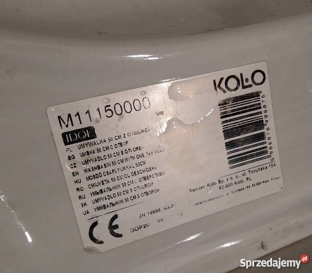 Umywalka KOŁO IDOL 50 M11150000 Postument KOŁO Łódź sprzedam