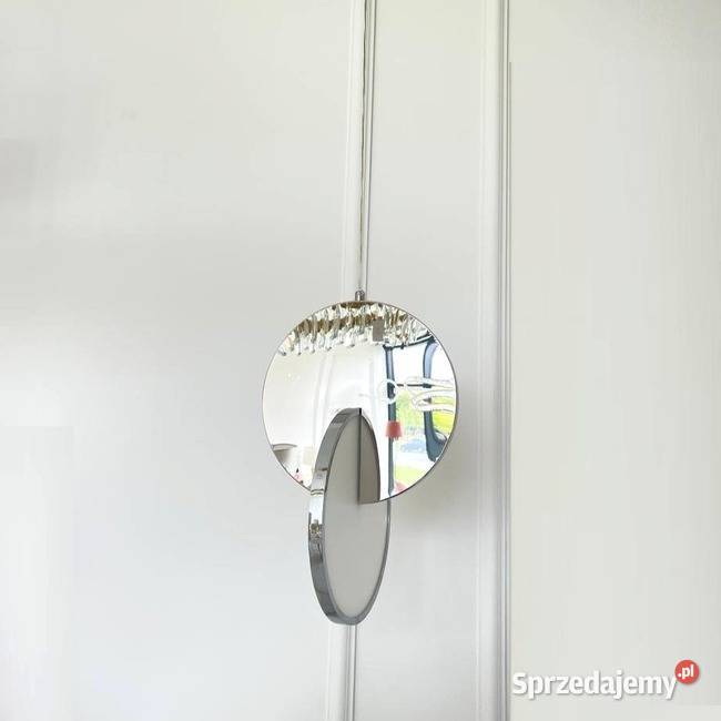 Żyrandol srebrny nowoczesny lampa wisząca do Warszawa