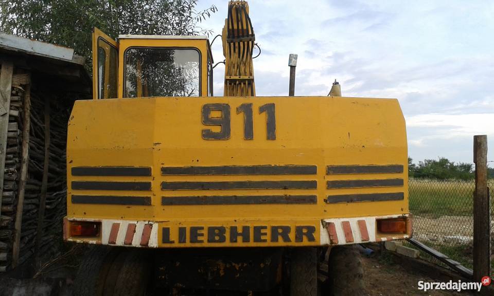 Koparka Liebherr 911 świętokrzyskie Radomice