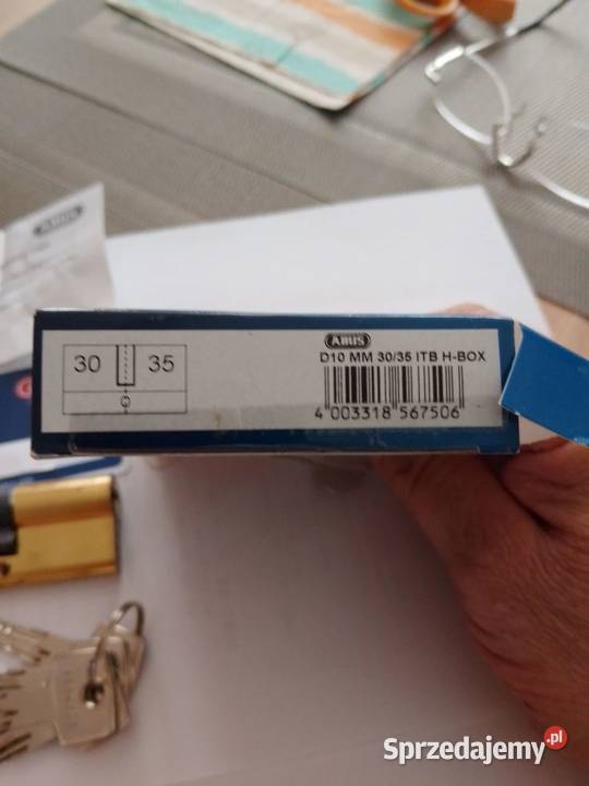 Wkładka Abus D10 mosiądz 3035 atest klasy C 4 Nowa Dęba sprzedam