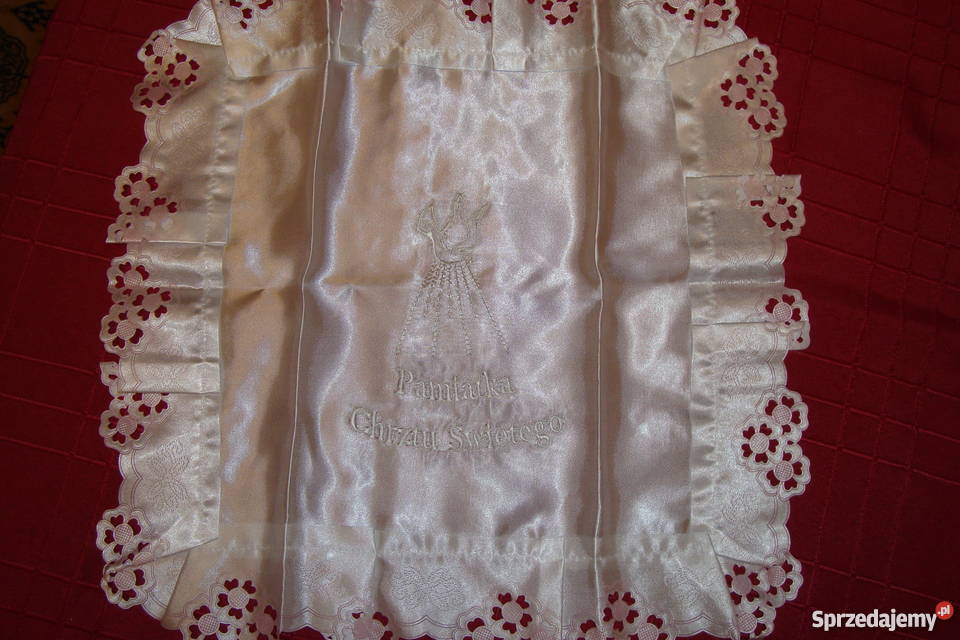 chusteczka do chrztu Pozostałe mazowieckie sprzedam