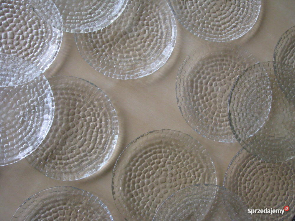16 szklanych talerzyków na ciasto Wrocław