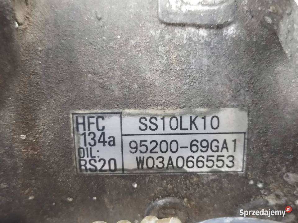 SPRĘŻARKA KLIMATYZACJI SS10LK10 9520069GA1 13 Rok produkcji 2003 sprzedam