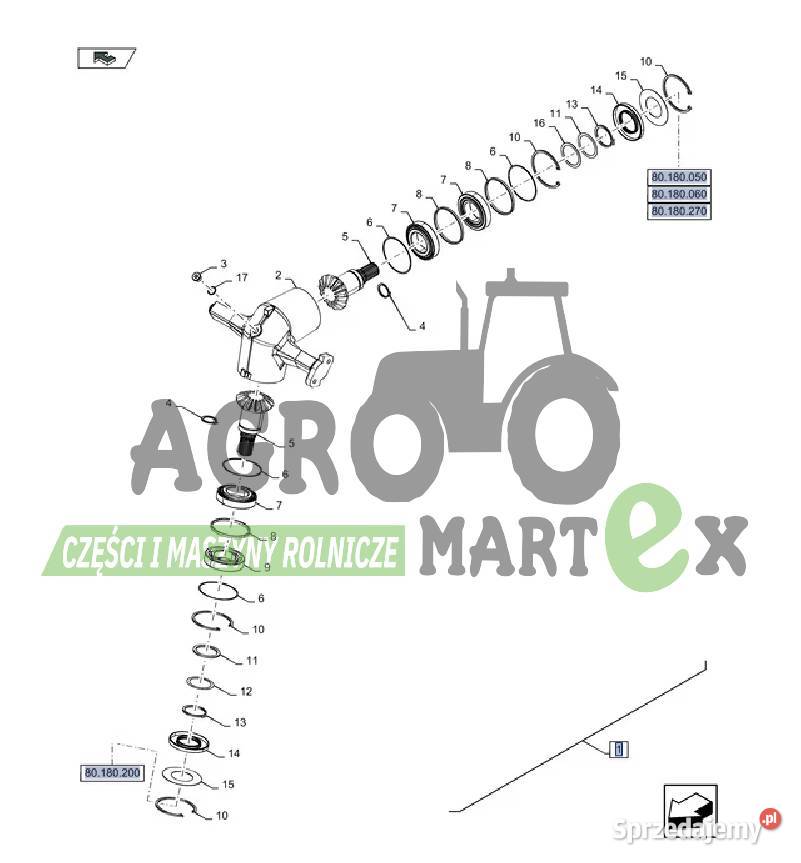 87331084 84320130 SKRZYNIA PRZEKŁADNIOWA CNH Wichrów