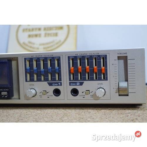 Sansui RG707 Stereo Graphic Equalizer Consolette