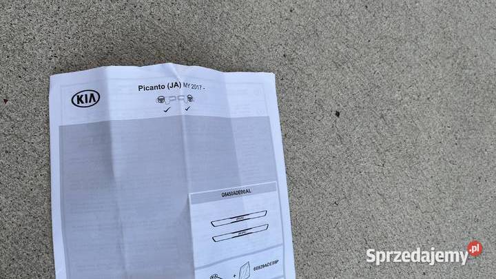 Nakładki Listwy ozdobne na progi KIA PICANTO Nur sprzedam