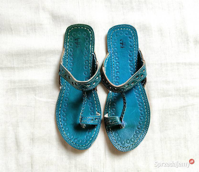 KOHTL Skórzane japonki kohalpuri 38 orientalne Szczecin