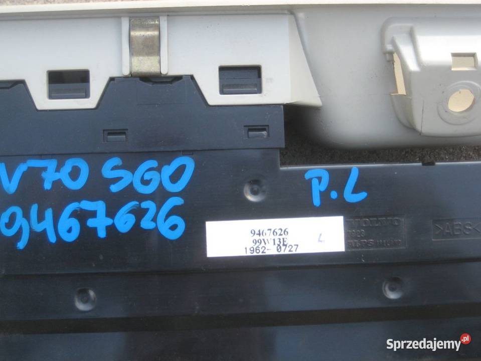 volvo s80 9803r przełącznik włącznik szyby przód Panele sterowania, przełączniki