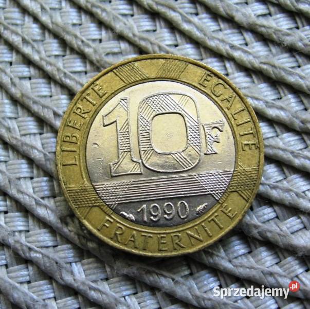 Francja 10 Franków 1990r Kalisz sprzedam