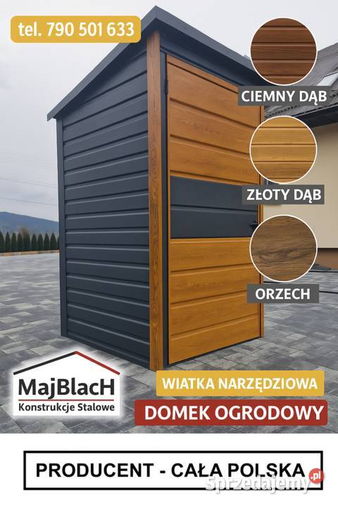 ZŁOTY DĄB GRAFIT TOALETA WC na budowę  Kłobuck