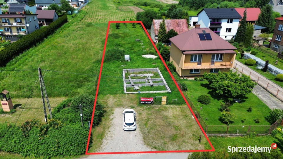 Raczna k Krakowa działka budowlana 13 ar z małopolskie Rączna